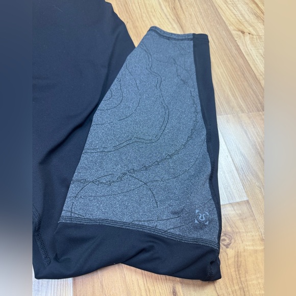 Lululemon X Wilderness Surge Running Tights Men’s XL Gray/ Black M5731S - Picture 5 of 14
